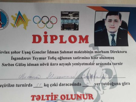 Mərhum güləş ustası Teymur İsgəndərovun əziz xatirəsi böyük ehtiramla yad edildi.