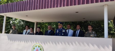 Yevlax rayonu "N" saylı hərbi hissədə 26 iyun Silahlı Qüvvələr Gününə həsr edilmiş təntənəli tədbir keçirilib!