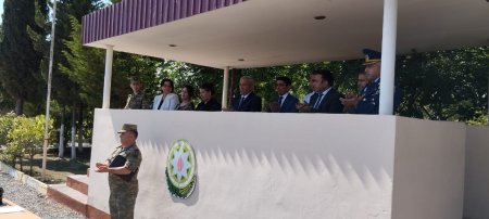 Yevlax rayonu "N" saylı hərbi hissədə 26 iyun Silahlı Qüvvələr Gününə həsr edilmiş təntənəli tədbir keçirilib!