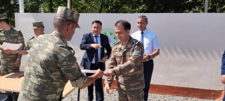 Yevlax rayonu "N" saylı hərbi hissədə 26 iyun Silahlı Qüvvələr Gününə həsr edilmiş təntənəli tədbir keçirilib!