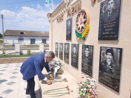 Yevlaxda şəhid ailəsinin nümayəndələri və qazilərlə görüş keçirilib.  