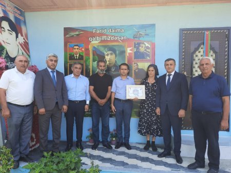 Yevlaxda şəhid ailəsinin nümayəndələri və qazilərlə görüş keçirilib.  