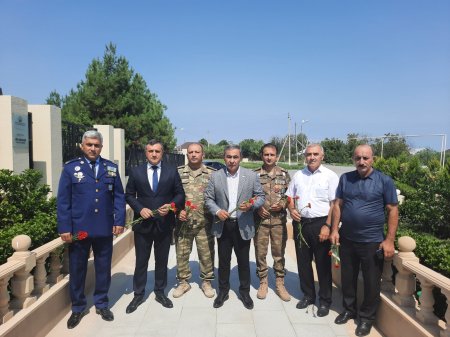 Yevlaxda şəhid ailələri ziyarət olundu. 