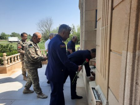 Yevlaxda şəhid ailələri ziyarət olundu. 