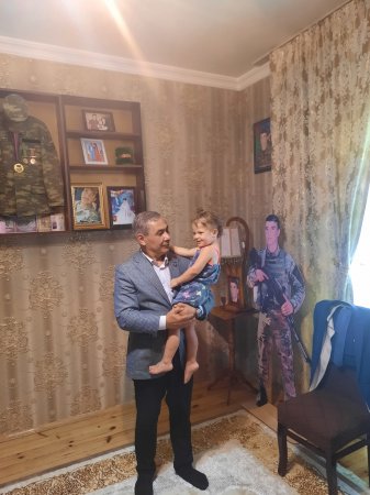 Yevlaxda Şəhid ailələri ziyarət olundu. 