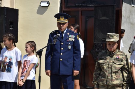 Yevlaxda Şəhidin xatirəsinə həsr olunmuş Abidə-bulaq kompleksinin açılış mərasimi keçirilib.