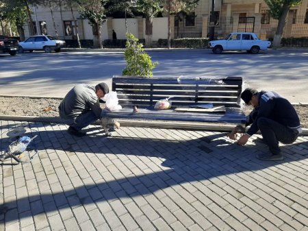 Yevlax şəhərində abadlıq, təmir-tikinti işləri uğurla davam etdirilir.