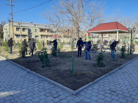 Yevlax şəhərində abadlıq, təmir-tikinti işləri uğurla davam etdirilir.