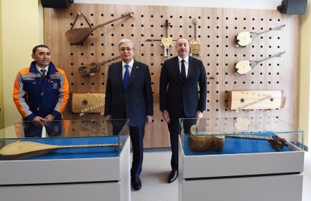 Azərbaycan və Qazaxıstan prezidentləri Füzulidə Kurmanqazı adına Uşaq Yaradıcılıq Mərkəzinin açılış mərasimində iştirak ediblər Azərbaycan və Qazaxıstan prezidentləri Füzulidə Kurmanqazı adına Uşaq Yaradıcılıq Mərkəzinin açılış mərasimində iştirak ediblər