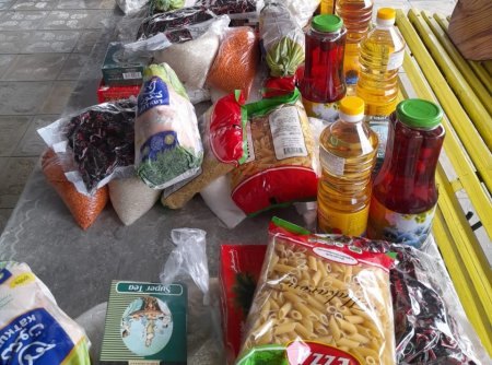 Vətən müharibəsi iştirakçısı bayram günü aztəminatlı ailələri sevindirdi.