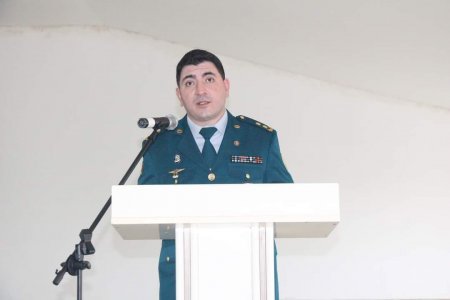 Yevlax Şəhər İcra Hakimiyyətinin Başçısı Novruz bayramı münasibətilə hərbiçilərlə görüşüb.
