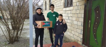 Yevlaxda Novruz Bayramı münasibətilə Şəhid ailələrinə bayram sovqatı aparılıb