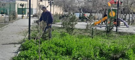 Bölgə xəbərləri: Yevlaxda növbəti iməclik keçirilib, ərazilər tullantılardan təmizlənib.