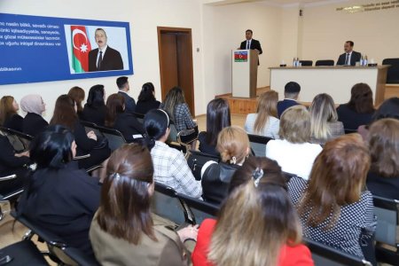 Təhsil İdarəsinin müdiri Ucar və Zərdabda müəllimlərlə görüşüb