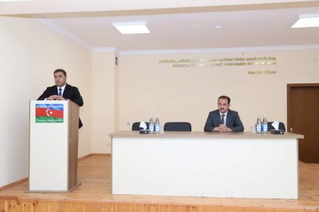 Təhsil İdarəsinin müdiri Ucar və Zərdabda müəllimlərlə görüşüb