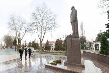 Daxili işlər naziri İsmayıllı rayonunda vətəndaş qəbulu və sıra baxışı keçirib