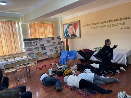 Yevlaxda Xocalı soyqırımının 33-cü ildönümünə həsr olunmuş tədbir keçirilib