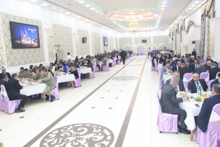 Yevlaxda Ramazan ayı münasibətilə iftar süfrəsi təşkil olunub