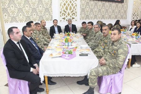 Yevlaxda Ramazan ayı münasibətilə iftar süfrəsi təşkil olunub
