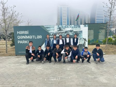 Ağdaş məktəbliləri tarix və coğrafiya fənn aylığı çərçivəsində Bakı şəhərinə ekskursiya ediblər