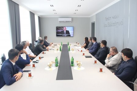 Yevlaxda milli mətbuatımızın yaranmasının 150 illiyi ilə bağlı tədbir keçirilib. -FOTOLAR