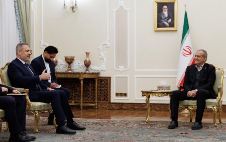 Hakan Fidan Pezeşkianla da görüşdü Hakan Fidan Pezeşkianla da görüşdü