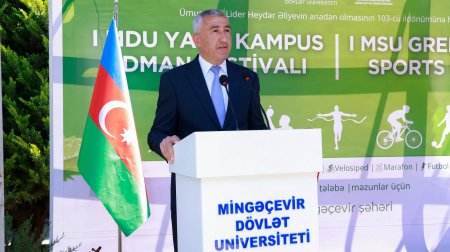Mingəçevir Dövlət Universitetində “I Yaşıl Kampus İdman Festivalı”: Sağlam həyat tərzi, ekoloji düşüncə və yaşıl gələcək naminə genişmiqyaslı idman hərəkatı. FOTOLAR