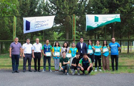 Mingəçevir Dövlət Universitetində “Ecovolley” Voleybol turniri: tələbələr, müəllimlər, tərəfdaş qurumlar və sənaye nümayəndələri sağlam rəqabət meydanında bir araya gəlib
