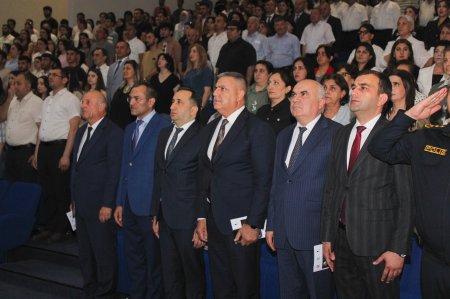Milli Qurtuluşdan müasir zəfərlərə: Mingəçevirdə Ulu Öndər Heydər Əliyevin siyasi irsinə həsr olunan konfrans keçirilib