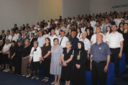 Milli Qurtuluşdan müasir zəfərlərə: Mingəçevirdə Ulu Öndər Heydər Əliyevin siyasi irsinə həsr olunan konfrans keçirilib