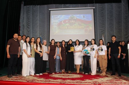 MDU-da qəhrəmanlıq yaddaşı və milli dəyərlər: Şəhid Turan Məhərrəmovun xatirəsinə həsr olunan tədbir keçirilib