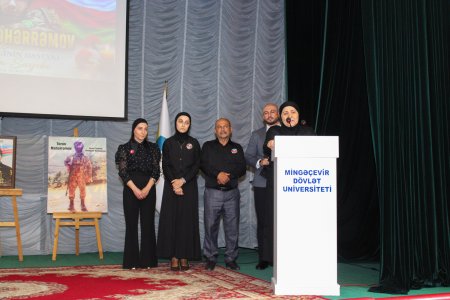 MDU-da qəhrəmanlıq yaddaşı və milli dəyərlər: Şəhid Turan Məhərrəmovun xatirəsinə həsr olunan tədbir keçirilib