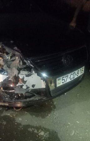 Şəmkirdə yol qəzası baş verib - İki nəfər xəsarət alıb Şəmkirdə yol qəzası baş verib - İki nəfər xəsarət alıb