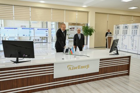Prezident açılışda - Fotolar