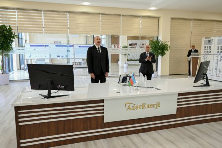 Prezident açılışda - Fotolar